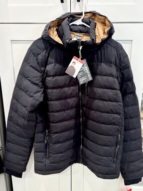 Lole, Down Filled, Lightweight, Packable, Puffer Jacket, Black, Mens Size M, NEW